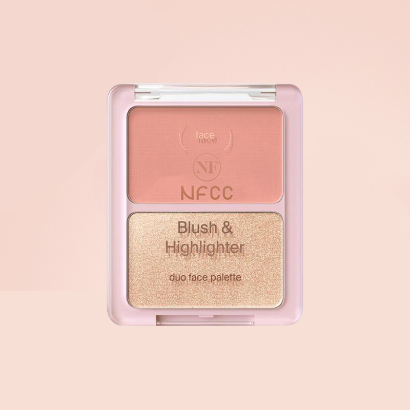 Blush & Highlighter Duo Face Palette Cosmética