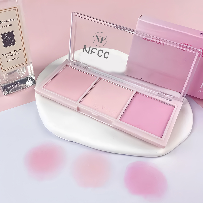 Menina terna 3 Colors Blush Palette Maquilhagem Nude