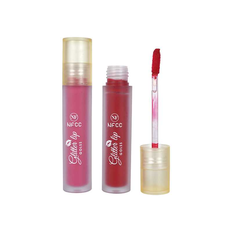 Conjunto de tonalidade labial de trava transparente