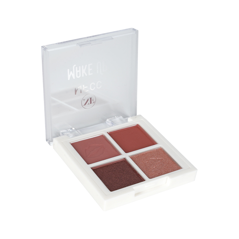 Paleta de sombra orgânica de 4 cores