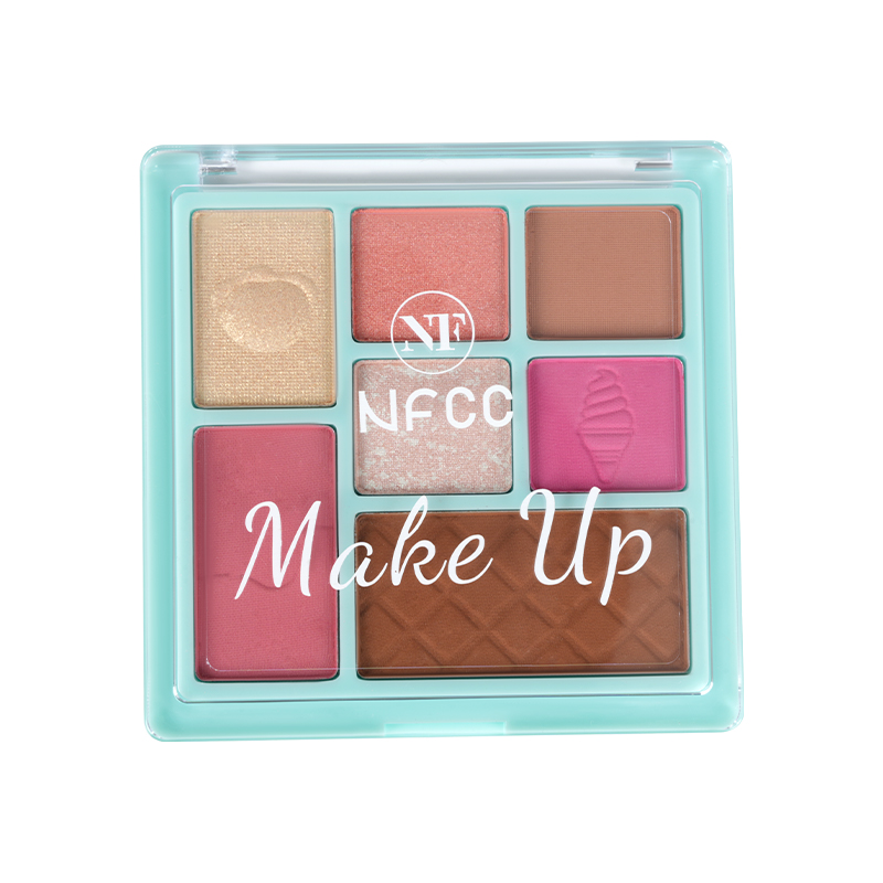 Paleta de sombra orgânica de 7 sombra e sombra orgânica