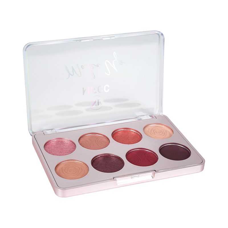 8 cor quente fosca e paleta de sombras
