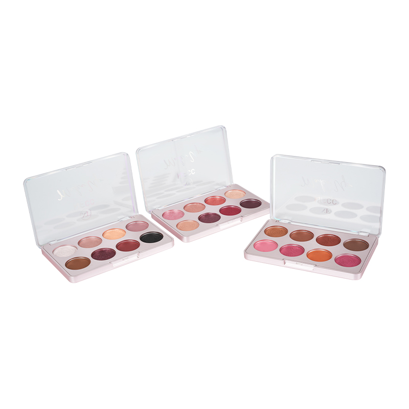 8 cor quente fosca e paleta de sombras