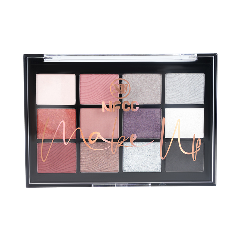 12 cor quente fosca e paleta de sombras