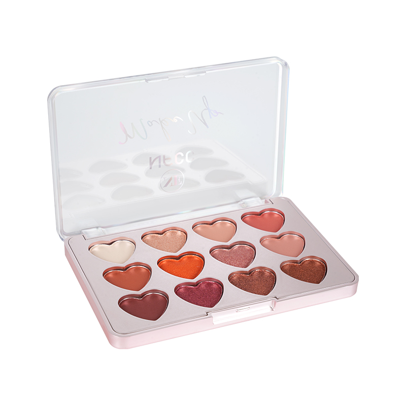 12 cor quente paleta de sombras naturais