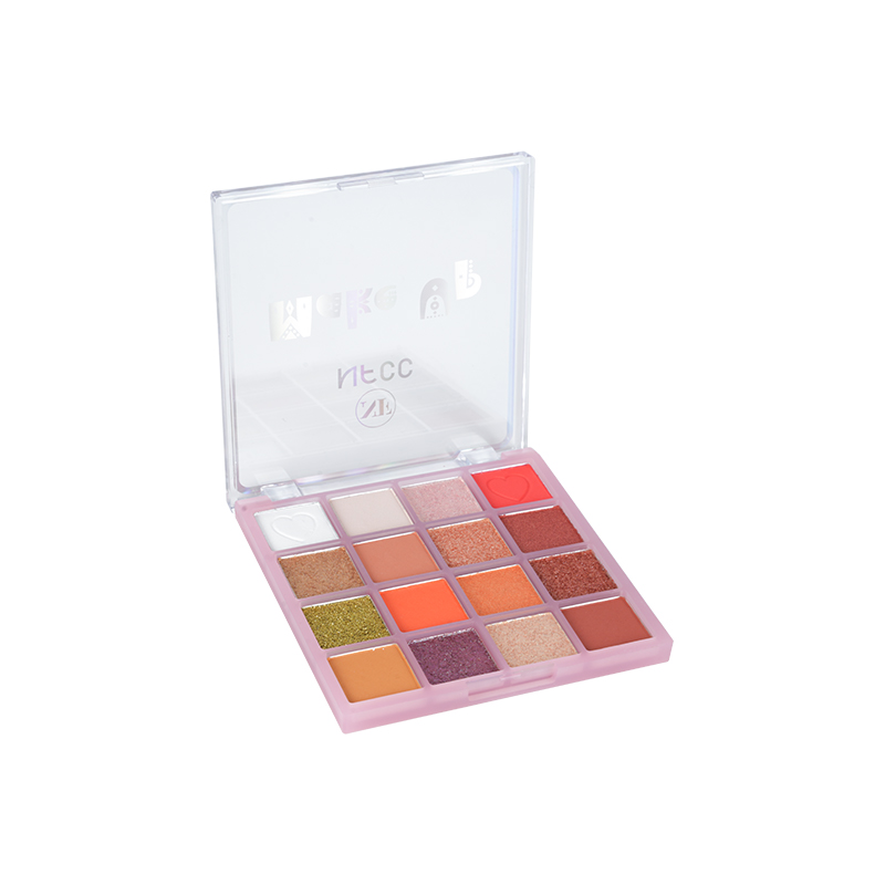 Paleta de sombra de brilho nude de 16 cores