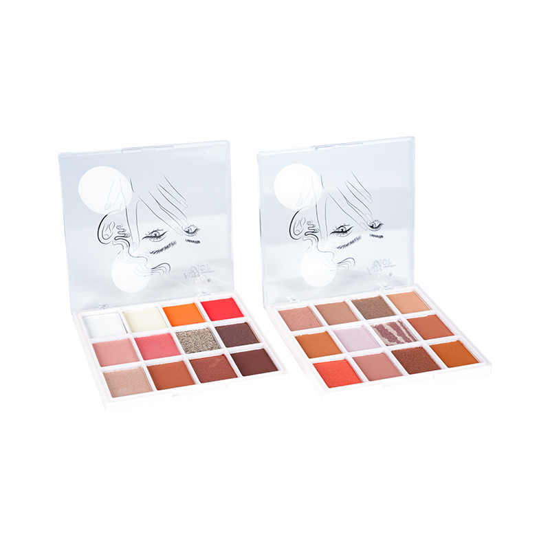 12 colorir paleta de sombras nuas
