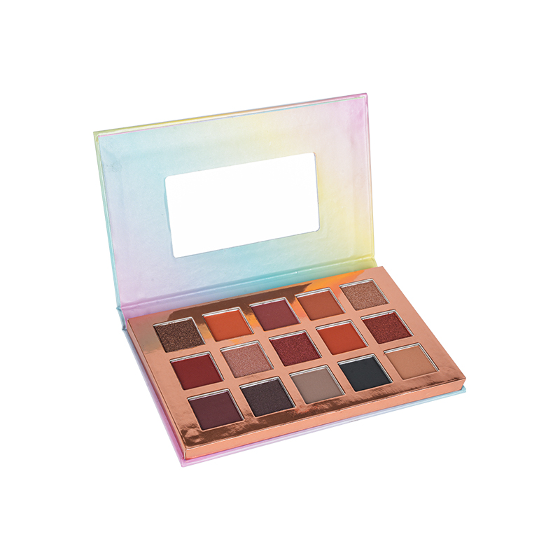15 cor vibrante paleta de sombras nus vibrantes