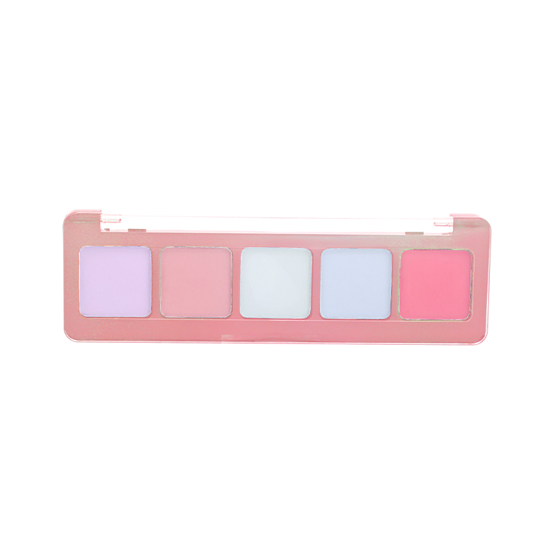 Paleta de sombras com cinco grades