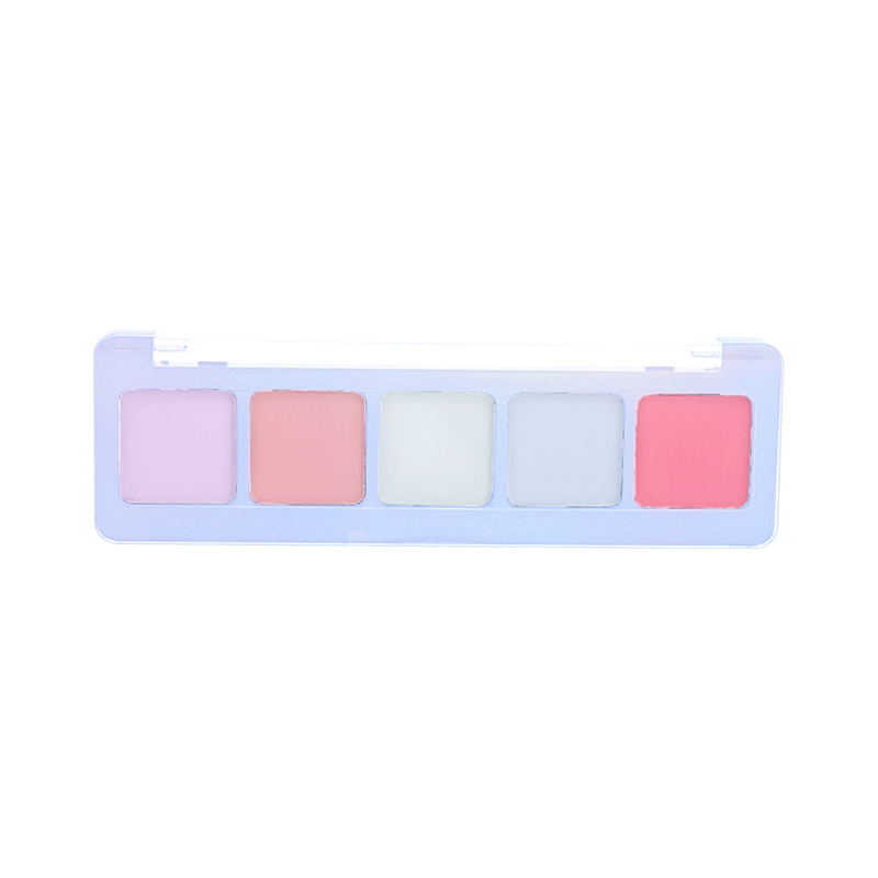 Paleta de sombras com cinco grades