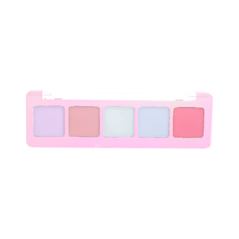 Paleta de sombras com cinco grades