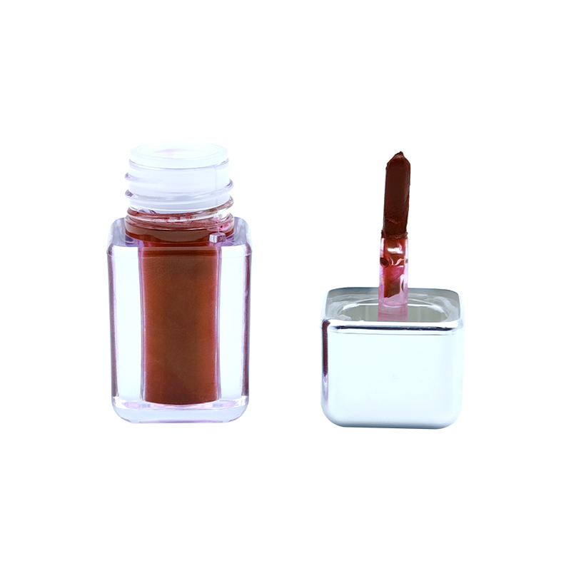 Brilho labial pequeno quadrado fosco