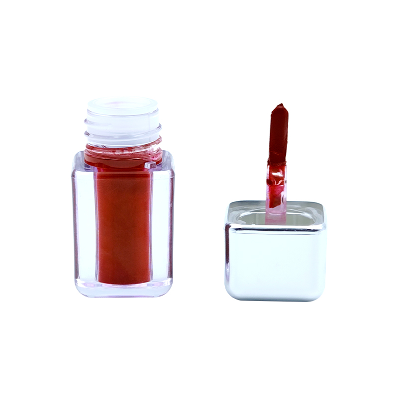 Brilho labial pequeno quadrado fosco